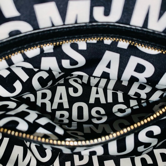 MARC JACOBS BLACK ITALIAN LEATHER SATCHEL BAG - Picture 14 of 14